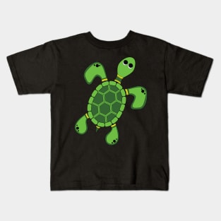 Aboriginal Art - Turtle Simple Kids T-Shirt